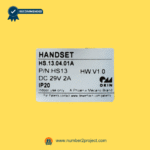 OKIN HS.13.04.01A identification label close up 4-button 5-pin recliner handset controller lift chair power rating IP20 Number2project