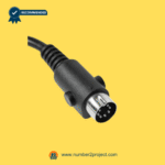 7-pin male connector close up for OKIN JLDK.38.04.07 5-button USB backlit recliner remote controller lift chair hand control cable Number2project