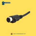 7-pin male connector close up for OKIN JLDK.38.04.08 7-button USB backlit recliner remote controller lift chair hand control cable Number2project