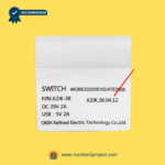 OKIN JLDK.38.04.12 identification label close up 9-button USB recliner remote controller lift chair power rating Number2project