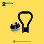 Close-up of oversized hand lever extender for recliners