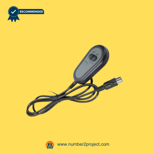 Riser-Recliner-Lift-Chair-Remote-Straight-5-Pin-Plug-Full-View Riser recliner lift chair remote controller with straight round 5-pin plug — Number2project sofa and recliner repair part