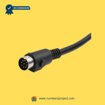 8-pin male connector close up for SMT-H60208 recliner remote controller lift chair hand control cable Number2project