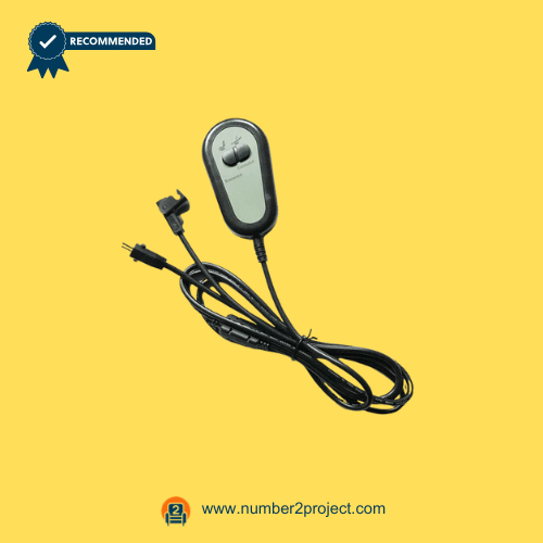 Full remote controller with dual 2-pin plug cable for recliner and lift chairs – Number2Project professional servicing