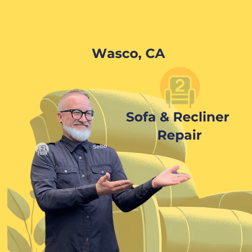 Sofa and recliner repair in Wasco, CA — power motor and actuator restoration by Number2Project.