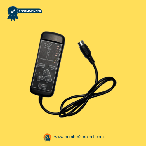 eMoMo HX0236 Remote with Attached Cable – Number2Project eMoMo HX0236 recliner lift chair remote controller with cable for Number2Project sofa and recliner repairs