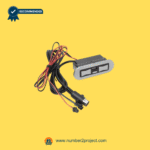 Complete recliner switch kit showing multi-wire plugs, control switch, and USB port.