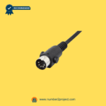 Close-up of the 5-pin connector used for eMoMo HX90HU/HX90HUN power recliner switch.