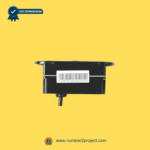 Back view of eMoMo HX90HUIN switch showing secure housing and barcode label for model verification.