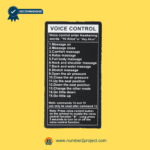 iRest massage chair voice control command label close up showing voice activation instructions and massage mode commands motion furniture controller instructions Number2project