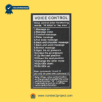iRest massage chair voice control command label close up showing voice activation instructions and massage mode commands motion furniture controller instructions Number2project