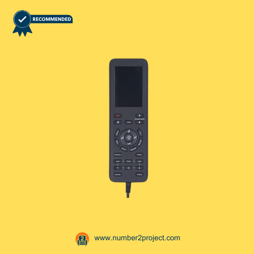 Front view of iRest SL-A305-17/19/21 PUDU P305 massage chair remote controller with screen and function buttons.