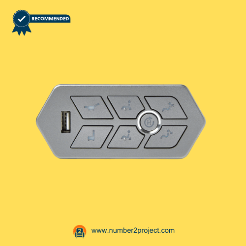 #1128 eMoMo TRGAIN 7-Button Recliner Switch with 5-Pin Plug and USB Port Number2project Sofa and Recliner Repair eMoMo TRGAIN seven button recliner switch with 5 pin plug and USB charging port Number2project sofa and recliner repair