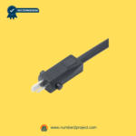 2 pin male power plug connector close up for recliner and adjustable bed power cable replacement Number2project sofa and recliner repair