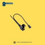 Close-up view of the 2-pin power socket and the 5-pin hand control connection on the 37-10026 (YJT013-219) motor number2project sofa and recliner expert.