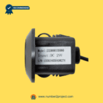 402 23200033X000 DC power socket rear view showing model label and DC 29V input for power recliners sold by Number2project Sofa & Recliner Repair Experts