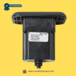 405 Mulin DCP21-04-Y-01-01 DC power socket rear view showing input and output rating for power recliners sold by Number2project Sofa & Recliner Repair Experts