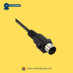 5 pin round connector plug for power recliner switch cable close up motion furniture wiring connector Number2project
