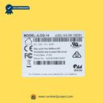 502 OKIN JLDQ.14.B.260.105D01 linear actuator identification label for adjustable bed bases sold by Number2project Sofa & Recliner Repair Experts