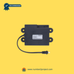 506 Mulin WCB018-D-RMF-D-02 control box rear view with mounting tabs and power cord for adjustable bed bases sold by Number2project Sofa & Recliner Repair Experts