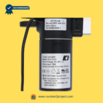 KAIDI KDYJT014-292 A linear actuator motor label showing model number voltage and specifications sold by Number2project Sofa & Recliner Repair Experts
