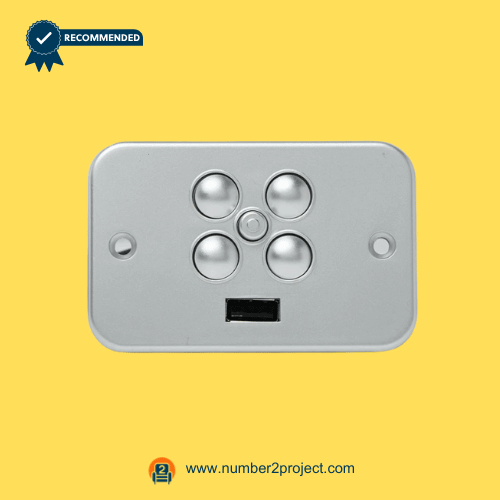 DK.08.08.110 Replacement Five Button Recliner Switch with USB Port DK.08.08.110 replacement 5 button power recliner switch with USB charging port mounted control panel Number2project