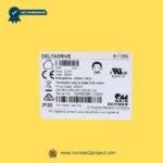Deltadrive B11359 linear actuator label showing voltage current and OKIN refined specifications sold by Number2project Sofa & Recliner Repair Experts