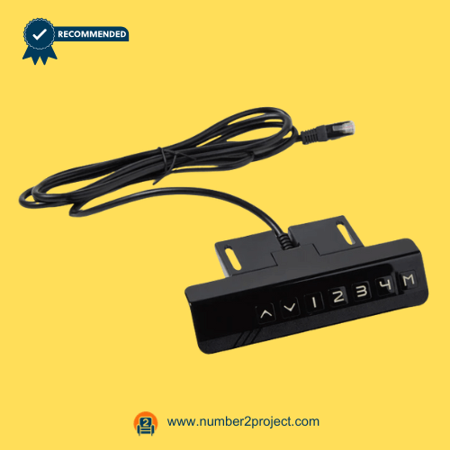 adjustable desk control switch with memory buttons and wiring cable jcht35k9c compatible with jcht35k 1 close up desk controller Number2project