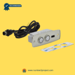 silver dual button recliner lift chair switch assembly with usb charging port wiring cable and mounting adhesive js03 close up side control Number2project