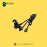 Close-up of the electrical sockets on the KAIDI KDFSJ-406-4 including the 2-pin power input and 5-pin hand control port number2project sofa and recliner expert.