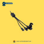 Detailed view of the 2-pin power connection and 5-pin hand control socket on a KAIDI KDPT005-167 actuator number2project sofa and recliner expert.