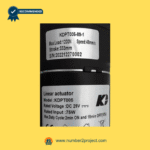 KAIDI KDPT005-89-1 linear actuator label showing load stroke speed and voltage specifications sold by Number2project – Sofa & Recliner Repair Experts