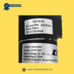 KAIDI KDPT007-08 linear actuator label showing load stroke speed and voltage specifications sold by Number2project – Sofa & Recliner Repair Experts