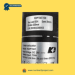KAIDI KDPT007-100 linear actuator label showing load stroke speed and voltage specifications sold by Number2project – Sofa & Recliner Repair Experts