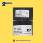 KAIDI KDPT007-103 linear actuator label showing load stroke speed and voltage specifications sold by Number2project – Sofa & Recliner Repair Experts