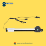 KAIDI KDPT007-103 linear actuator rear motor and wiring harness view for recliner and lift chair sold by Number2project – Sofa & Recliner Repair Experts