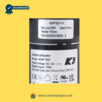 KAIDI KDPT007-111 linear actuator label showing load stroke speed and voltage specifications sold by Number2project – Sofa & Recliner Repair Experts