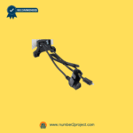 Close-up of the specialized electrical harness on the KAIDI KDPT007-121 N showing three distinct leads: one 2-pin power plug, one 5-pin hand control socket, and one auxiliary accessory lead number2project sofa and recliner expert.