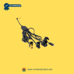 Close-up of the specialized electrical harness for the KAIDI KDPT007-123 N featuring four distinct leads: one 2-pin power plug, one 8-pin remote socket, and two additional 2-pin female accessory leads number2project sofa and recliner expert.