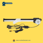 KAIDI KDPT007-123N linear actuator rear motor and wiring harness view for recliner and lift chair sold by Number2project – Sofa & Recliner Repair Experts