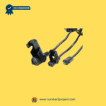 Close-up of the electrical connections for the KAIDI KDPT007-137 N showing the 2-pin power plug, 5-pin hand control socket, and auxiliary 2-pin lead number2project sofa and recliner expert.