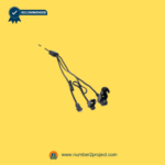 Close-up of the electrical harness on the KAIDI KDPT007-239 N showing the standard 2-pin male power connection, a 2-pin female motor output, and the 5-pin female hand control socket number2project sofa and recliner expert.