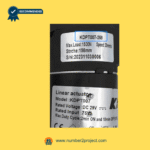 KAIDI KDPT007-258 linear actuator specification label showing load rating stroke length speed and voltage for recliner and lift chair motors sold by Number2project – Sofa & Recliner Repair Experts
