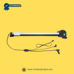 KAIDI KDPT007-275 N linear actuator motor side view with wiring harness for power recliners and lift chairs sold by Number2project – Sofa & Recliner Repair Experts