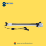 KAIDI KDPT007-280 N linear actuator motor side view with wiring harness for power recliners and lift chairs sold by Number2project – Sofa & Recliner Repair Experts