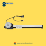 KAIDI KDPT007-297 linear actuator motor side view with wiring harness for power recliners and lift chairs sold by Number2project – Sofa & Recliner Repair Experts