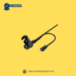 Close-up of the electrical harness on the KAIDI KDPT007-297 showing the standard 2-pin power connection and the 5-pin female hand control socket number2project sofa and recliner expert.