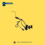 Close-up of the electrical harness on the KAIDI KDPT007-312 N showing the universal 2-pin power connection and the 5-pin female hand control socket number2project sofa and recliner expert.