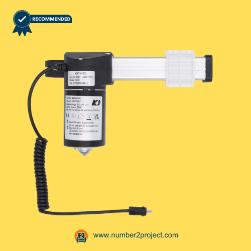 KAIDI KDPT007-322 Linear Actuator for Recliner & Lift Chair – Number2project Sofa & Recliner Repair Experts KAIDI KDPT007-322 linear actuator motor with coiled power cable for power recliner and lift chair sold by Number2project – Sofa & Recliner Repair Experts