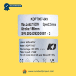 KAIDI KDPT007-349 linear actuator for power recliners and lift chairs sold by Number2project – Sofa & Recliner Repair Experts